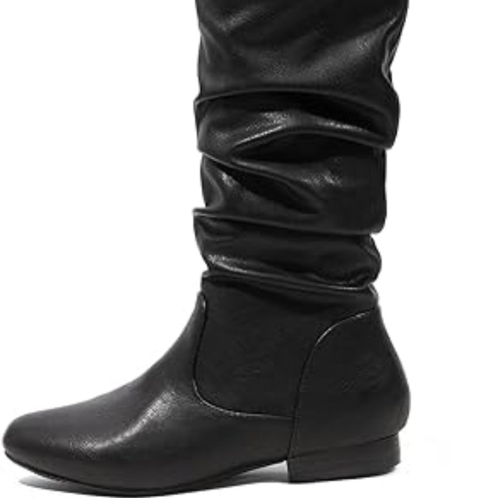 DREAM PAIRS Women's Suede Over The Knee Thigh High Winter Boots - Size 7